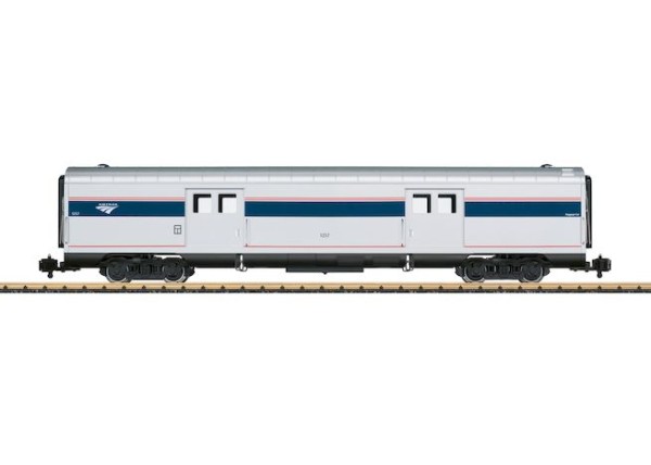 G US-Streamliner-Gepäckwagen Amtrak -6 silber/blau