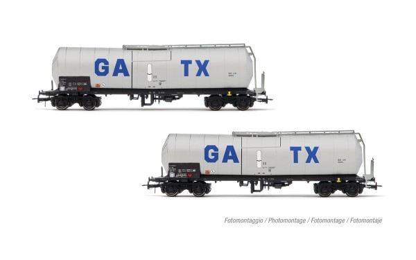 H0 Kesselwagen-Set , GATX, Ep.VI 2-tlg