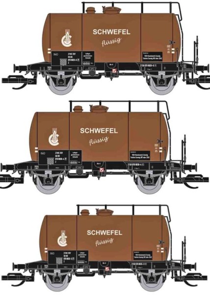 TT WIEMO EXCLUSIV Wagenset 'Schwefelwagen-II DR Ep.IV 3-tlg.