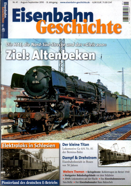 Heft Eisenbahn-Geschichte Nr. 041