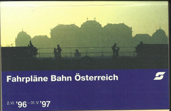 Buch 1996/97 Kursbuch ÖBB Fahrpläne Bahn Österreich