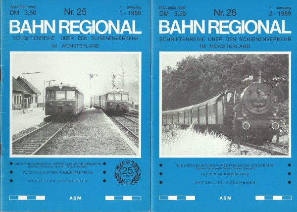 Heft 1989 Jahrgang Bahn Regional