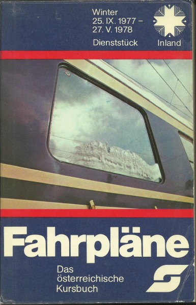 Buch 1977/78 Kursbuch ÖBB Teil I - Das Österreichische Kursbuch