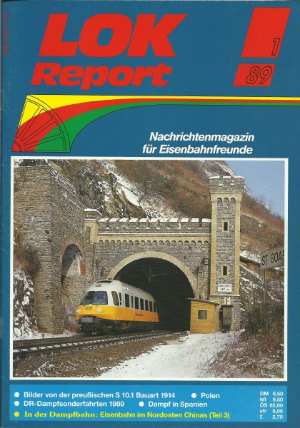 Heft 1989 Jahrgang Lok-Report