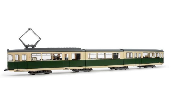 H0 Straßenbahn, Typ DUEWAG GT8, Version Graz, Grün-Beige
