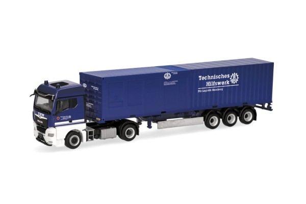 87 MAN TGX GM Container-Sattelzug "THW Hamburg"