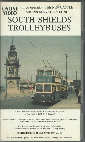 VHS: South Shields Trolleybuses - South Shield as it was in the 1950/60s