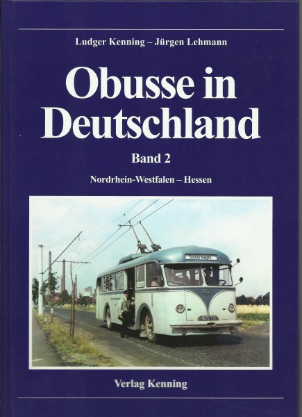 Buch Obusse in Deutschland - Band 2: Nordrhein-Westfalen - Hessen