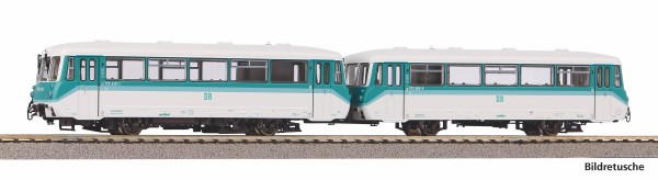 HO Dieseltriebwagen BR772 + Steuerwg. DR-4/5 mintgrün SOUND