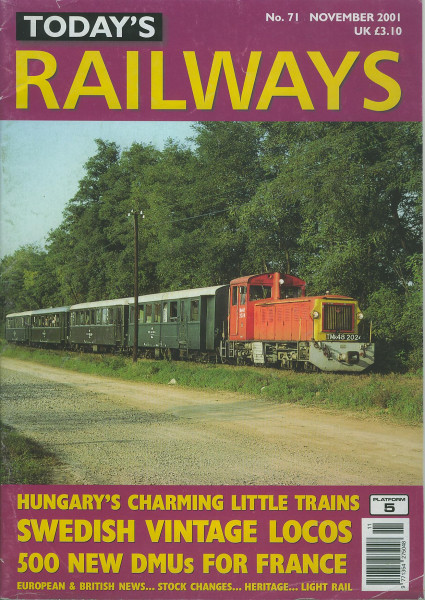 Heft Today's Railways 071: 11/2001