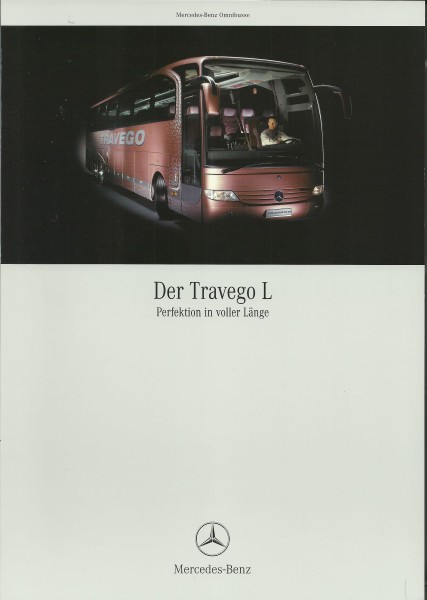 Heft 2000 Prospekt MERCEDES - Der Travego L - Perfektion in voller Länge