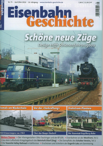 Heft Eisenbahn-Geschichte Nr. 075