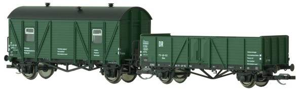 TT WIEMO/Thomas Bradler EXCLUSIV Bauzugwagenset Waschwagen und Gerätewagen DR Ep. IV,