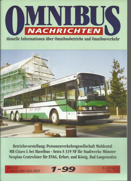 Heft 1999 Jahrgang Omnibus Nachrichten