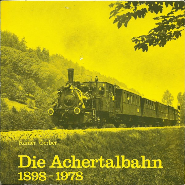 Buch Die Achertalbahn 1898-1978
