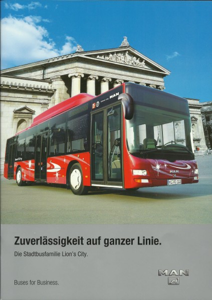 Heft 2006 Prospekt - MAN - Lion's City - Buses for Business