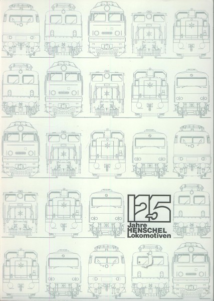 Buch 125 Jahre Henschel-Lokomotiven (Rheinstahl-AG)