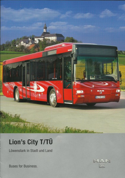 Heft 2006 Prospekt - MAN - Lion's City T/TÜ - Buses for Business