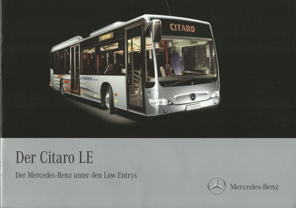 Heft 2010 Prospekt Mercedes-Benz - Citaro LE - Der Mercedes-Benz unter den Low Entrys