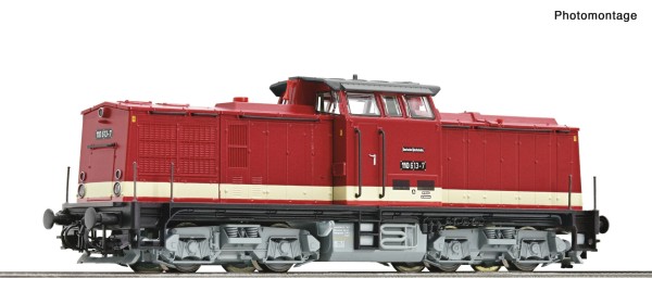 TT Diesellok BR 110.613 DR-4 rot SOUND