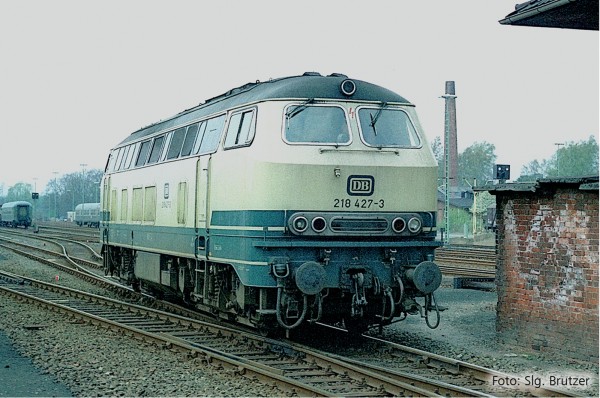 TT Diesellok BR218.427 DB-4 beige/türkis ANALOG