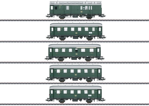 H0 MHI-Personenwagen-Set, DB, Ep.III 5-tlg.