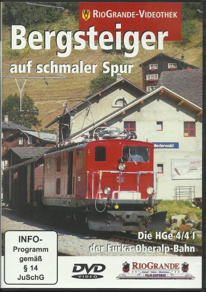 DVD: Bergsteiger auf schmaler Spur - Die HGe4/4.I der Furka-Oberalp-Bahn