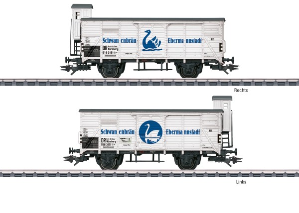 H0 ged. Güterwagen Schwanenbräu Ebermannstadt Ep.V VEDES-Sondermodell