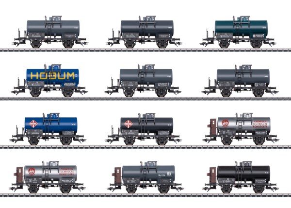 H0 Display Kesselwagen mit zwei Radsätzen privat Ep.III