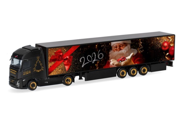 87 Volvo FH Aero Globetrotter XL 15m Koffer-Sattelzug 'Herpa Weihnachtsmodell 2026'