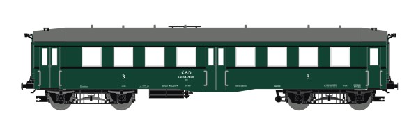 TT Reisezugwagen "Altenberg" Calm 3. Klasse 1.BN CSD Ep.IIIa