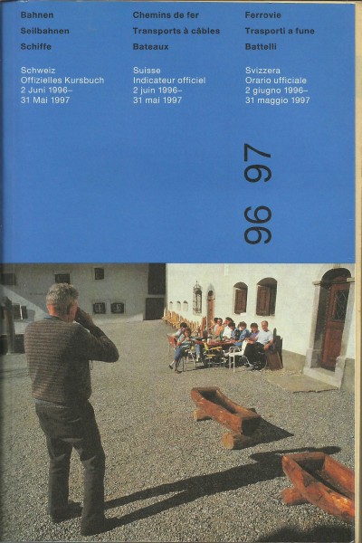 Buch 1996/97 Kursbuch SBB (Schweiz) - Bahnen - Seilbahnen - Schiffe