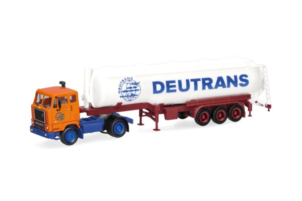87 Volvo F88 Silo-Sattelzug "Deutrans"