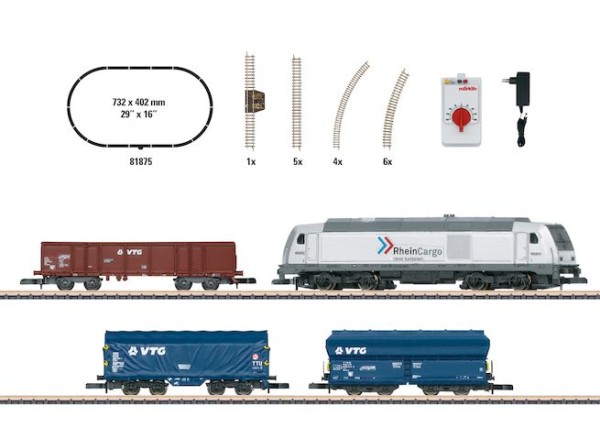 Z Startset 'Moderner Güterverkehr' mit Diesellok BR 285 DBAG -6