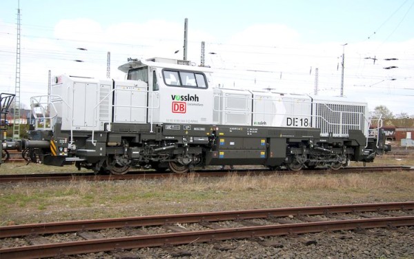 H0 Diesellok Vossloh DE 18, DB/NorthRail Hellgrau SOUND