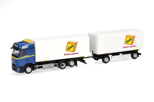 87 Mercedes-Benz Actros L ProCabin Bigspace Wechselkoffer-Hängerzug 'Geis'