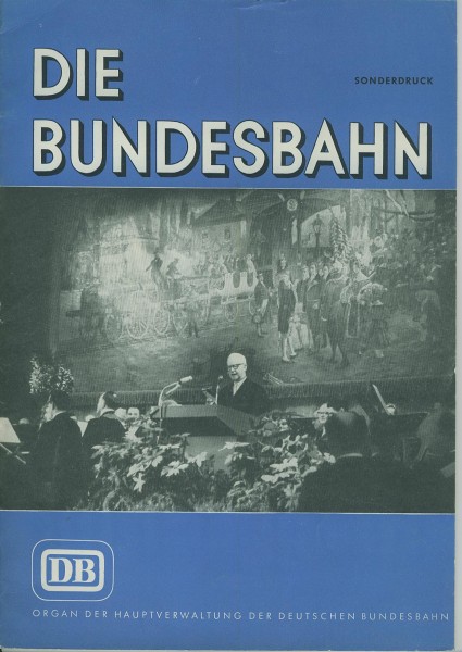 Buch Die Bundesbahn - SONDERDRUCK: Die 125-Jahr-Feier in Nürnberg