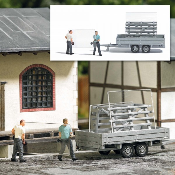 87 Action-Set: Fensterbauer/Glastransport