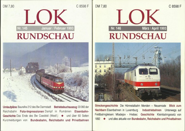 Heft 1993 Jahrgang Lok-Rundschau