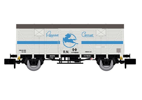 N Güterwagen/2-a. J300.000 RENFE -3 weiß Pegaso