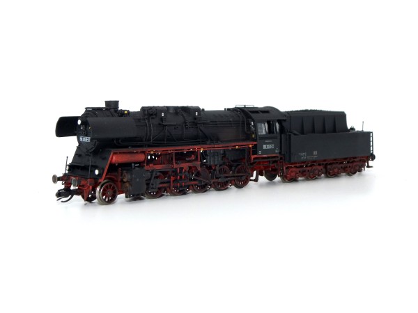 TT Dampflok BR58 3049-2 gealtert, T28-Tender, DR IV SOUND