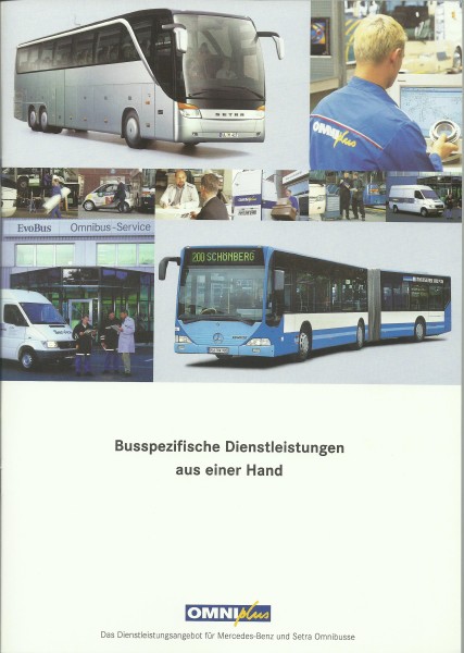 Heft 2001 Prospekt - EvoBus - Busspezifische Dienstleistungen aus einer Hand